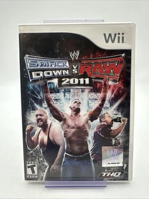WWE SmackDown vs. Raw 2011 (Nintendo Wii, 2010) Complete With Card - Image 1 of 2