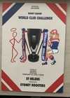 RUGBY LEAGUE WORLD CLUB  CHALLENGE PROGRAMME St HELENS v SYDNEY ROOSTERS 2020 