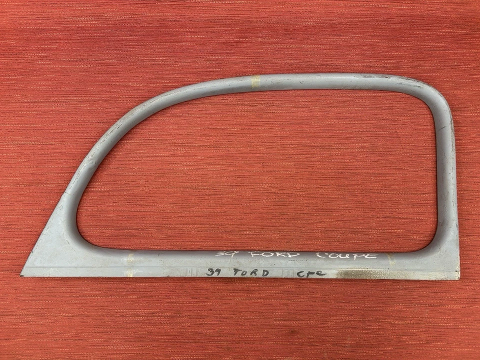 1939 Ford Deluxe cupê R/H enfeite moldura janela acabamento hot rat rod cabeça chata - Imagem 1 de 4