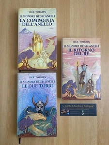 J.R.R. Tolkien Il Signore Degli Anelli Trilogia Edizione Euroclub Rusconi 1990 - Foto 1 di 24