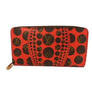 LOUIS VUITTON Zippy wallet M60450 purse Yayoi Kusama Brown Red Old Model M... - Picture 1 of 22