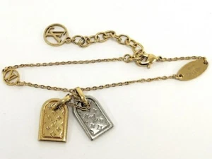 Pulsera Louis Vuitton M63142 Preciosa Nanograma Monograma LV Logo - Imagen 1 de 9