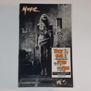 Columbia House Music Catalog 1992 Megadeth Countdown To Extinction Metal - Foto 1 di 2