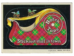 Topps Wacky Packages 1973 segunda serie 2 cinta botch tb en muy buena condición - Imagen 1 de 1