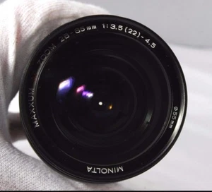 Used Minolta 28-85mm f3.5-5.6 Lens For Parts or Repair (SN 31201480) - Picture 1 of 11