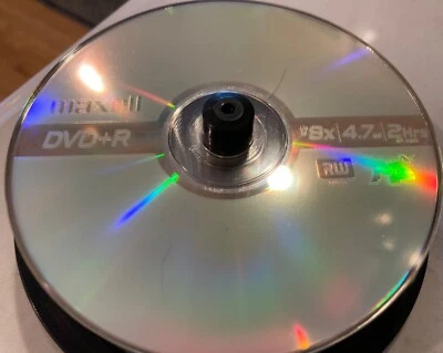 Maxell DVD+R Pack of 15 DVD+R 1x, 2.4x, 4x, 8x Unused Discs in Plastic Case - Image 1 of 4