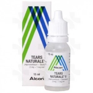 2 gotas para ojos artificiales Alcon Tears Naturale II 15 ml lubricante sequedad para ojos - Imagen 1 de 10