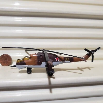 MATCHBOX Thailand SB35 1990 CAMOFLAGE + Grey HELICOPTER Mint No Box - Image 1 of 4