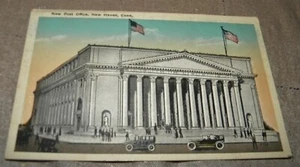 TARJETA POSTAL VINTAGE NUEVA OFICINA DE CORREOS, NEW HAVEN, CONNECTICUT - Imagen 1 de 2