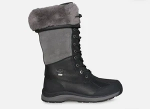 New! UGG Adirondack Tall III Women's Snow Boots w/BOX 1095142 Size 6 Black - Picture 1 of 4