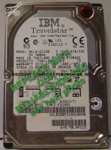 4GB IDE SSD Replace Worn Out DKLA-22160 Hard Drive with 2.5" 44 PIN CF SSD Card - Picture 1 of 2