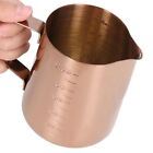 Frothing Cup Coffee Milk Frothing Pitcher Cup 550Ml With Scale Rose Gold Sta