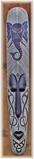 AFRIKA Grosse Maske aus Holz =Motiv: ELEFANT-graviert 100cm= Deko*Geschenk*