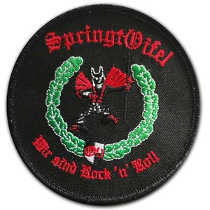 SPRINGTOIFEL (PATCH) gestickt bügelbar Oi! Punk Broilers Biertoifel 4 Promille - Picture 1 of 1