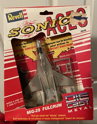 Revell Sonic Aces 8648 Mig-29 Fulcrum Die Cast Metal 1990 De colección NUEVO ENVÍO GRATUITO Foto 1 de 2