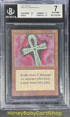 MTG Limited Edition Alpha 1993 Ankh of Mishra BGS 7.0 NM Old School 93/94 - Image 1 of 4