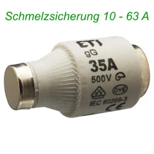 REV Ritter Schmelzsicherungen verschieden 250V-500V, 10-63A, 5er oder 10er Pack✅ - Bild 1 von 15