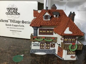 dept 56 dickens village series  MR.  WICKFIELD SOLICITOR (DAVID COPPERFIELD) - Picture 1 of 6
