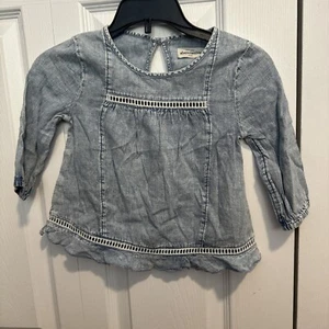 Girls Long sleeve shirt size 3/4 - Picture 1 of 5