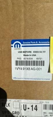 Nuevo panel de moldura de puerta delantera Mopar 1VY491X8AG, RAM 2500 3500 2018, 19-20 1500 Foto 1 de 3