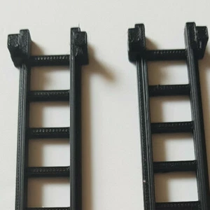 Escala 1:24 - Escalera de extensión 121 mm de largo. viene como un conjunto de 2.(NEGRO) Impreso en 3D - Imagen 1 de 10