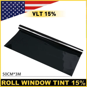Window Tint 15% VLT 20"x10'ft Car Home Scratch Resistant For Heat Insulation New - Picture 1 of 10