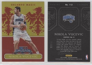2014-15 Panini Excalibur Crusade Red /99 Nikola Vucevic #112