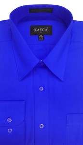Long Sleeve Regular Size Dress Shirts 