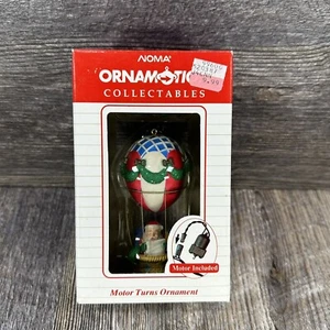 Vintage 1989 Noma Ornamotion Rotating Christmas Ornament Balloon Ride Santa 2310 - Picture 1 of 8