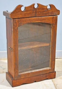 Vintage Look New Made Wooden Kitchen Side Cabinet Hand Crafted Carved 2 feet - Picture 1 of 10