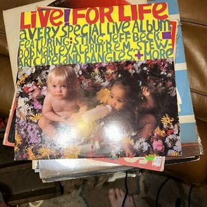 Live For Life LP Vinyl 1986 Bob Marley REM Alarm Sting Boingo Go-Go’s IRS 5731 - Picture 1 of 4