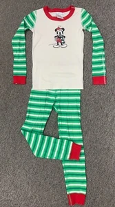 Hanna Andersson Unisex Mickey Mouse Holiday Pajama Set Size 6/7 120cm - Picture 1 of 5
