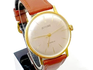 Futura Cal. Femga 520B 17 joyas cuerda manual reloj de pulsera para hombres alrededor de 1960 - Imagen 1 de 7