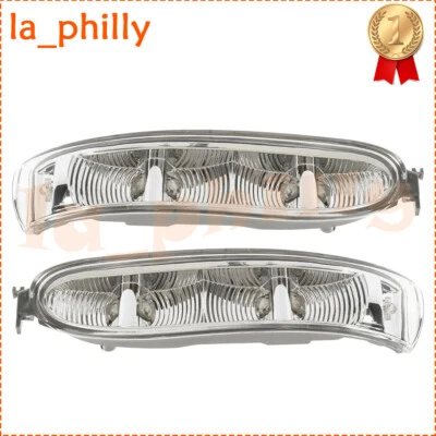 RH&LH Side Mirror Turn Signal Light Lamp For 03-09 Mercedes-Benz W209 CLK Class - Image 1 of 4