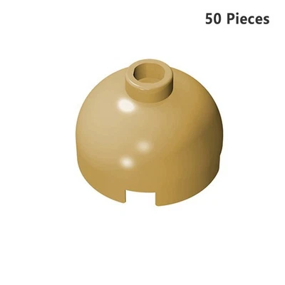 Part 30367 18841 Final Brick 2X2 Tan Building Pieces BULK LOT Bricks 50 Pieces - Image 1 of 4