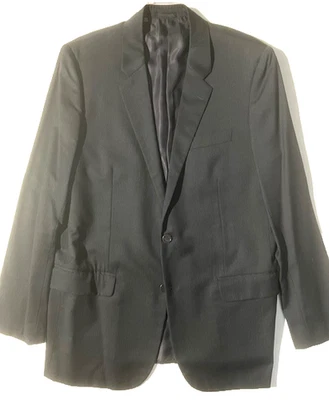 HELMUT LANG Mens Vintage Archive Grey Stripe Wool Blazer Jacket sz 42 52 Italy - Image 1 of 4