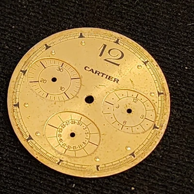 Cartier Pasha Cronógrafo 30mm Automático Tono Dorado Esfera SIN RESERVA Foto 1 de 4