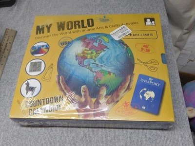 Kit de calendário contagem regressiva My World Arts Crafts idade 9-99 The Purple Cow Advent - Imagem 1 de 4