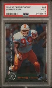 1995 SP Championship #44 Warren Sapp RC PSA 9 MINT - Picture 1 of 3
