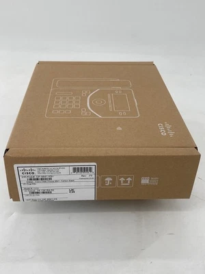 Cisco DP-9841-K9 VoIP Desk Phone 9841 Carbon Black New Sealed - Image 1 of 4