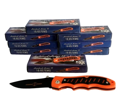 Cuchillo Plegable Frost Cutlery Homeland Heroes 4.5" 16-657EMS Juego de 1 Hoja de (8) Foto 1 de 2