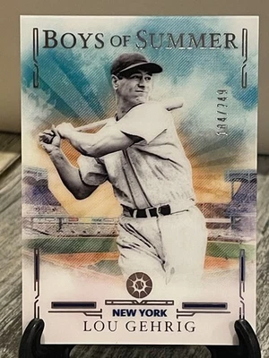 Lou Gehrig #184/249 2025 Panini Boys of Summer #30 New York Yankees - Image 1 of 2