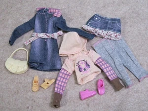 2005 Moda Fever Pak Hillary Duff Barbie Muñeca Sudadera con Capucha Abrigo Falda Zapatos Conjuntos - Imagen 1 de 1
