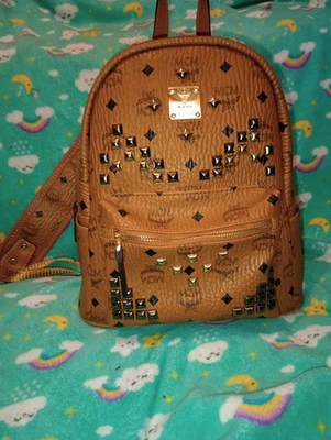 Mochila grande MCM coñac/marrón Foto 1 de 4