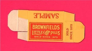 Old Chandler Brownfield Sample Medicine Box St Louis Mo - Picture 1 of 1