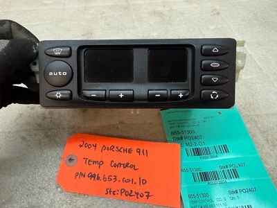 04 PORSCHE 996 996tt OEM HEATER AC A/C CLIMATE CONTROL 99665310110 01-05 - Image 1 of 4