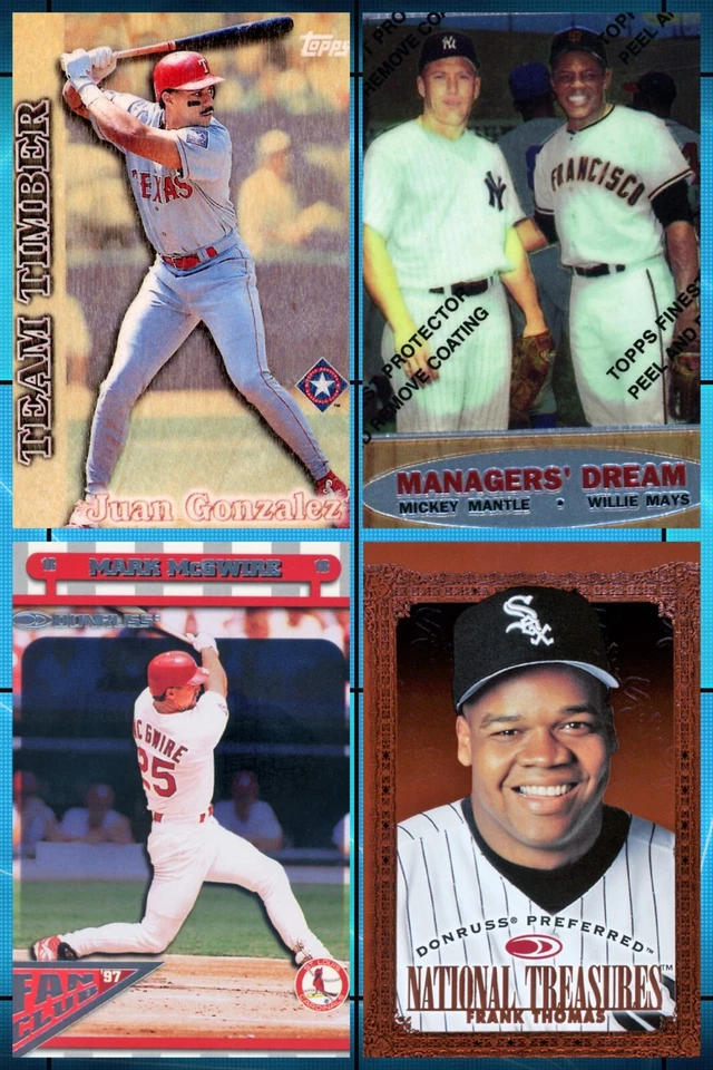 Insertos y base de béisbol Topps/Donruss 1997 - escaneos reales de tarjetas que elijas Foto 1 de 1