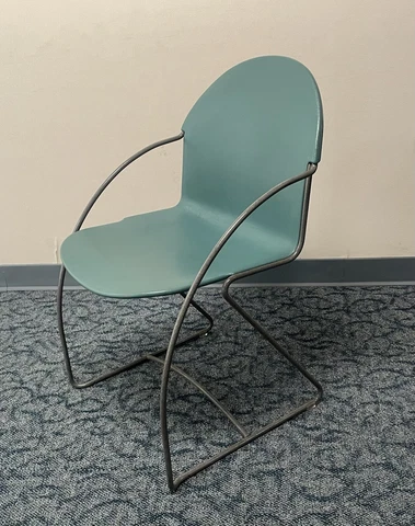 Genuine SteelCase Mid Century Modern Stacking/Dining Chairs. 2 sets of 4 +1 free Cover