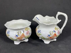 Aynsley Cottage Garden Cream and Sugar Set EUC - Picture 1 of 7