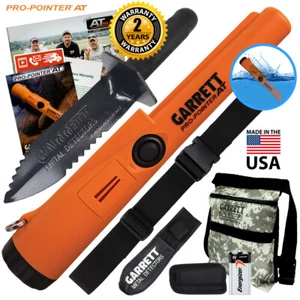 Garrett Pro Pointer AT-Detektor wasserdicht mit Camo Tasche Randbagger und Gürtel - Bild 1 von 10